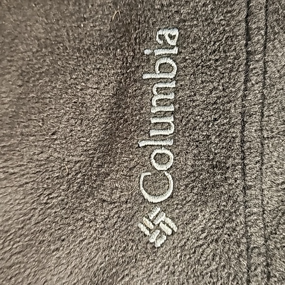Columbia Fleece Full Zip Jacket, M Black - Picture 3 of 8